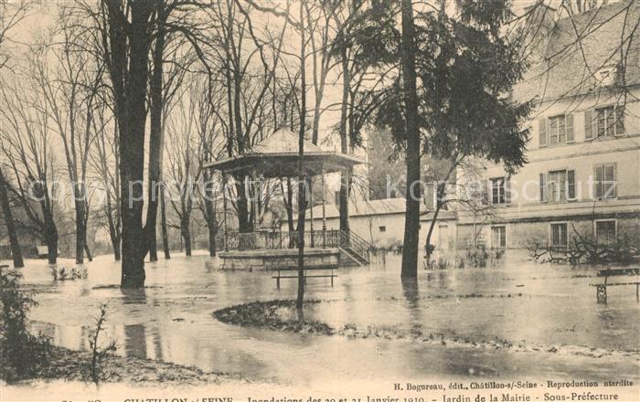 Chatillon-sur-Seine Jardin de la Mairie Sous Prefecture