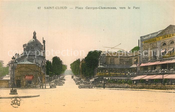 Saint Cloud Place Georges Clemenceau Parc