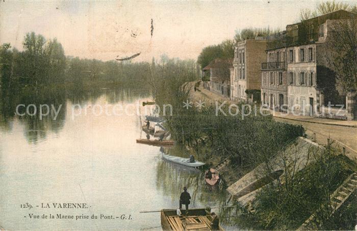 La Varenne Vue de la Marne prise du Pont