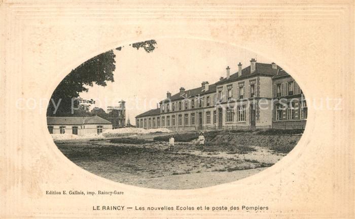 Le Raincy Ecoles et poste des Pompiers