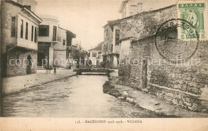 Vodena Mazedonien Flusspartie