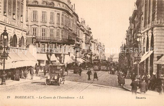 Bordeaux Cours de L Intendance Strassenbahn