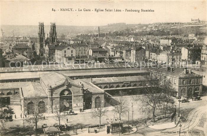 Nancy Lothringen Gare Eglise Faubourg