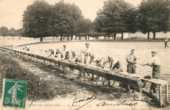 Camp de Chalons Le Lavoir
