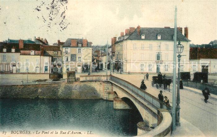 Bourges Pont et Rue d`Auron