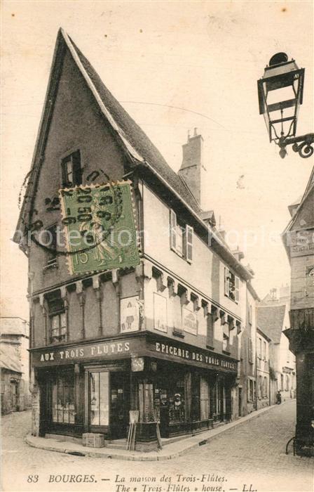 Bourges Maison des Trois Flutes