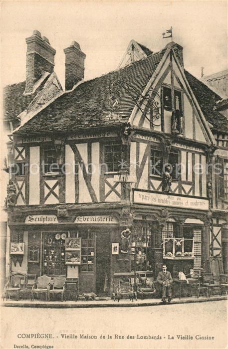Compiegne Oise Vieille Maison Rue des Lombards