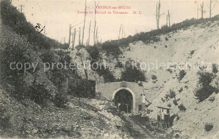 Verdun Meuse Tunnel de Tavannes