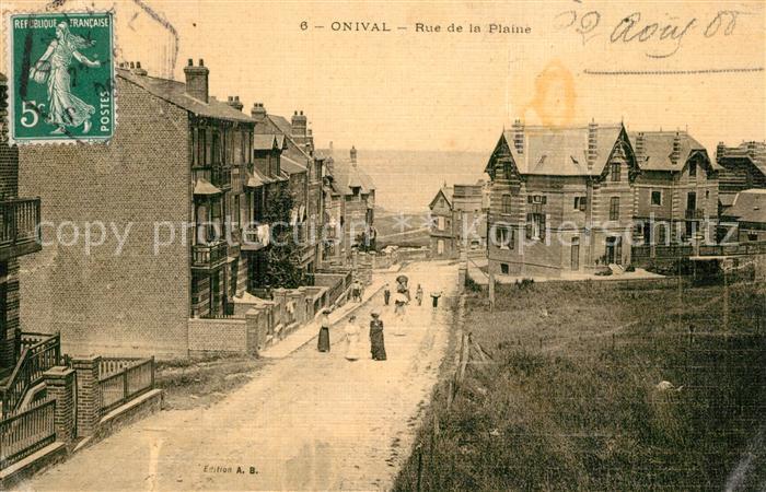 Onival sur Mer Rue de la Plaine