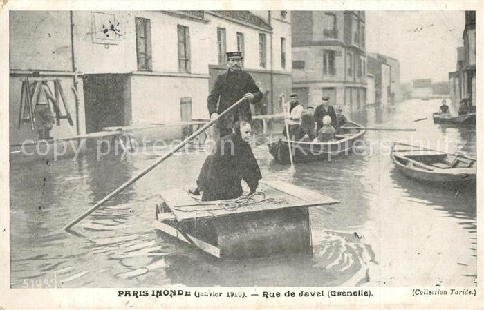 Paris Inonde Rue de Javel ?berschwemmung
