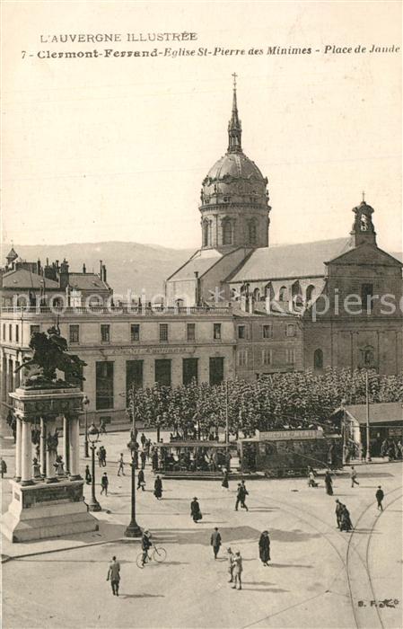 Clermont Ferrand Puy de Dome Eglise St Pierre des Minimes Place de Jaude