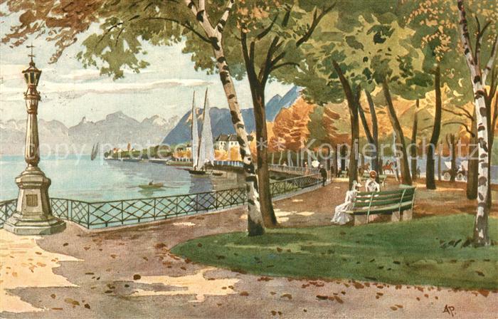 Evian-les-Bains Haute Savoie Jardin anglais