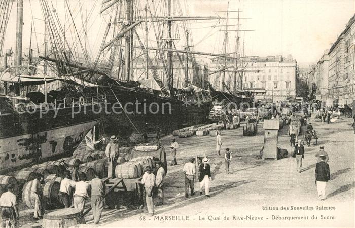 Marseille Bouches-du-Rhone Quai de River Neuve