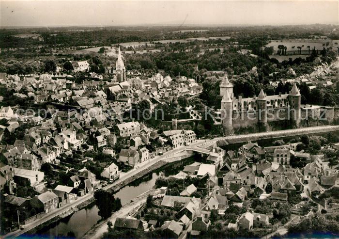 Josselin Fliegeraufnahme Cit? Medievale