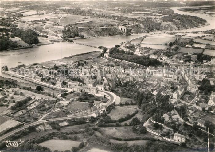 La Roche-Bernard Fliegeraufnahme Vilaine