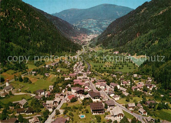 Doebriach Millstaettersee Fliegeraufnahme