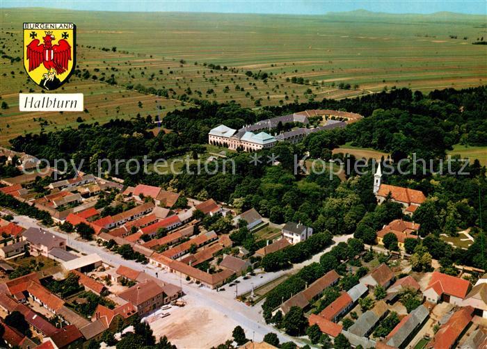 Halbturn Fliegeraufnahme Barockschloss