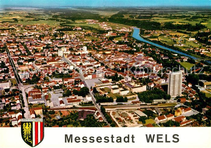 Wels Fliegeraufnahme Messestadt