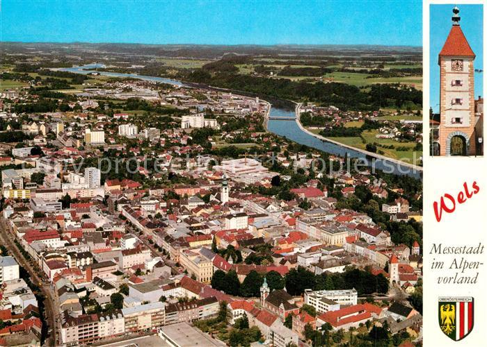 Wels Fliegeraufnahme Messestadt