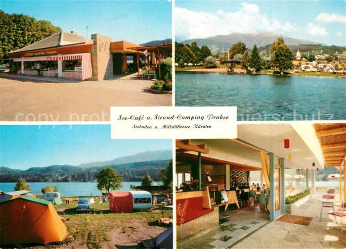 Seeboden Millstaettersee Seecaf? und Strand-Camping Penker