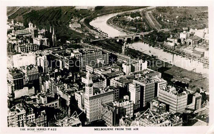 Melbourne Victoria Fliegeraufnahme