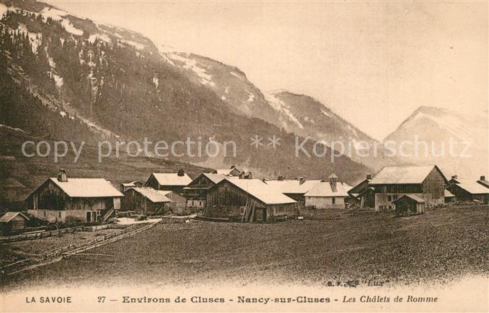 Nancy-sur-Cluses Les Chalets de Romme