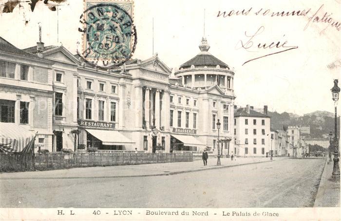 Lyon France Boulevard du Nord Le Palais de Glace
