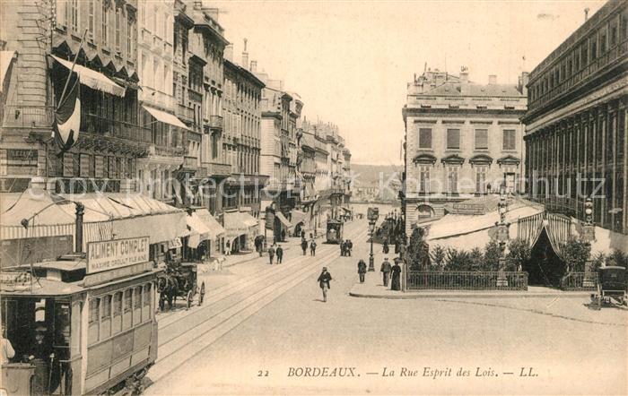 Bordeaux La Rue Esprit des Lois