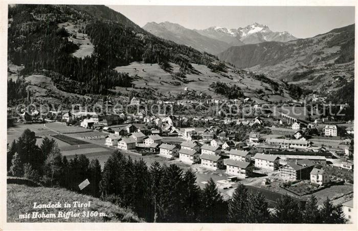 Landeck Tirol mit Hohem Riffler