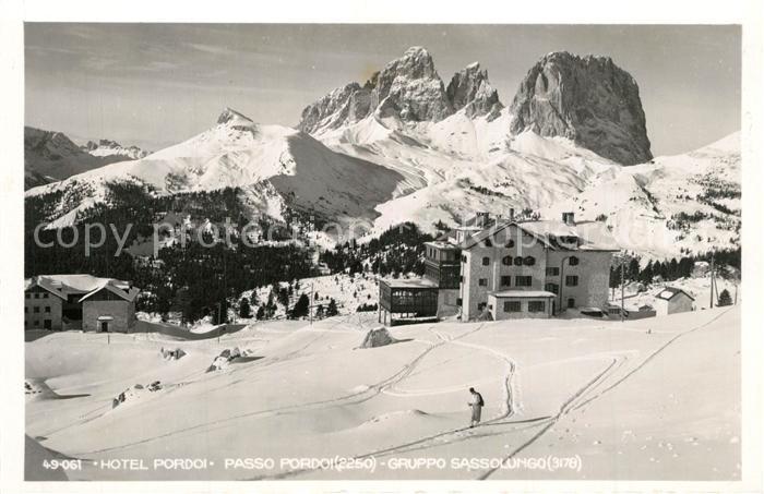 Passo Pordoi Gruppo Sassolungo