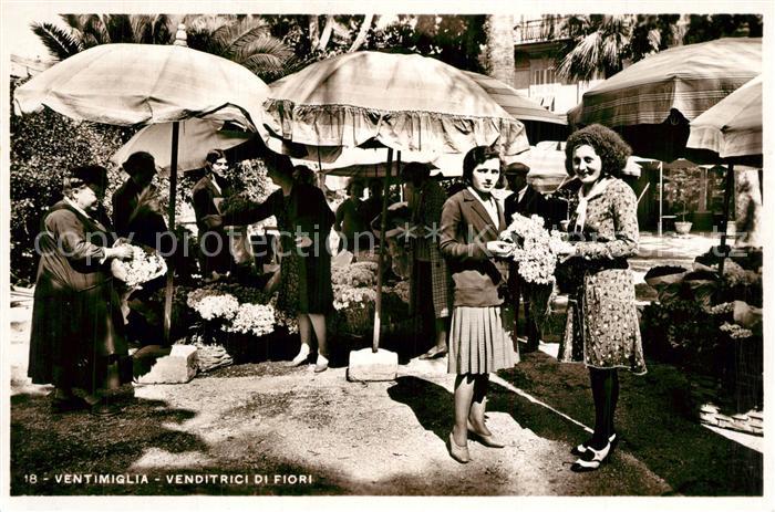 Ventimiglia Liguria Venditrici di Fiori