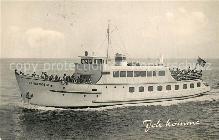 Langeoog Nordseebad Fahrgastschiff Langeoog III