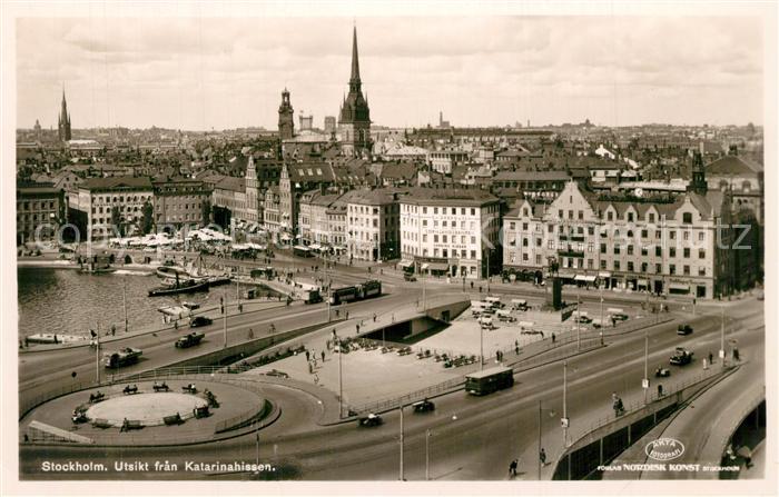 Stockholm Utsikt fran Katarinahissen