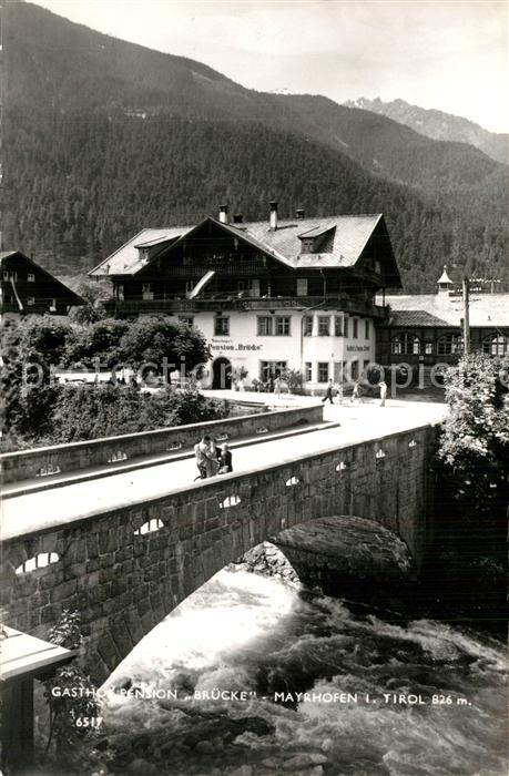 Mayrhofen Zillertal Gasthof Pension Bruecke