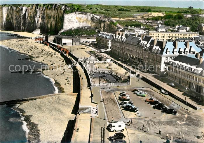 Saint-Valery-en-Caux Plage et Jardins d’Enfants Vue aerienne
