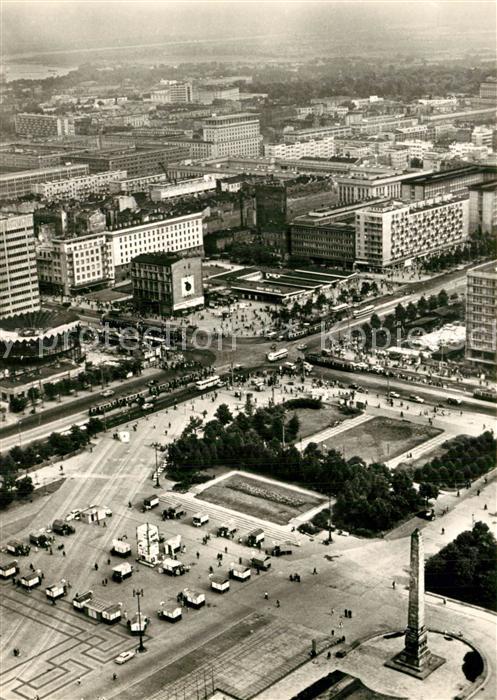 Warszawa Blick vom Palast der Kultur und Wissenschaft