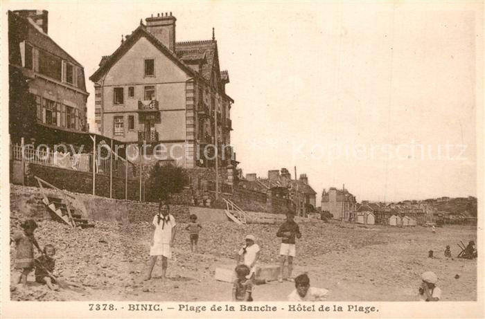 Binic Cotes d Armor Plage de la Banche Hotel de la Plage