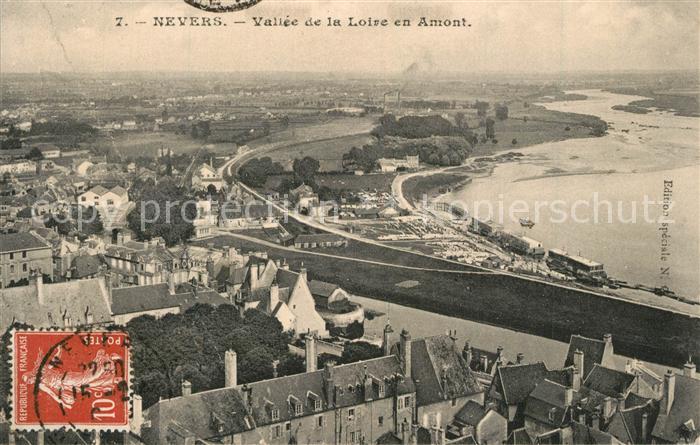 Nevers 58 Fliegeraufnahme Vall?e de la Loire en A