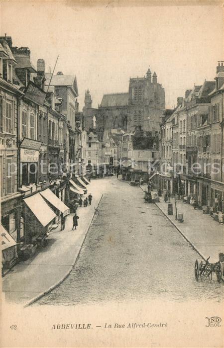 Abbeville 80 Somme Rue Alfred Cendr
