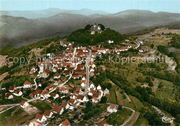 Lichtenberg Vosges Region Fliegeraufnahme