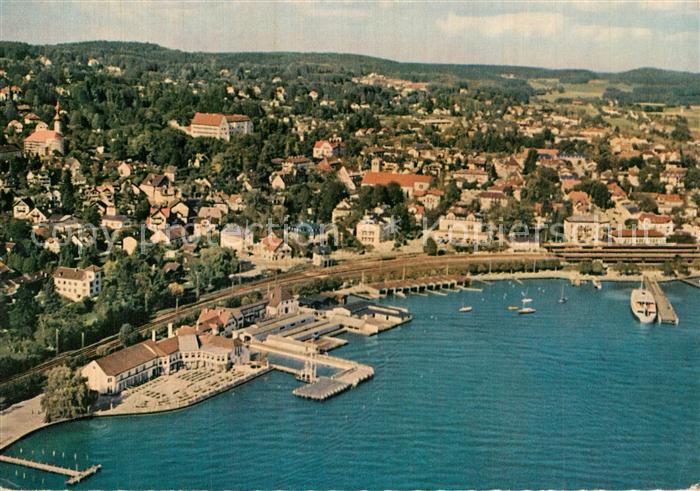 Starnberg Fliegeraufnahme Partie am See