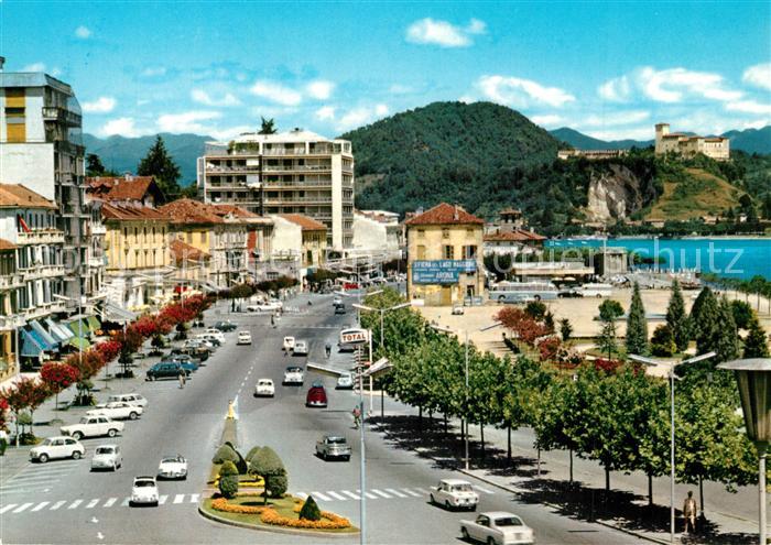 Arona Lago Maggiore mit Burg von Angera