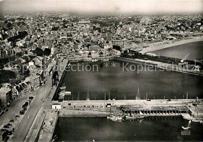 Granville Manche Fliegeraufnahme Port