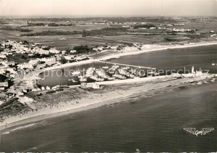 Ile d Oleron Fliegeraufnahme Port Cotiniere