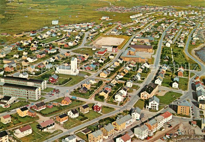 Vadso Norwegen Norge Fliegeraufnahme