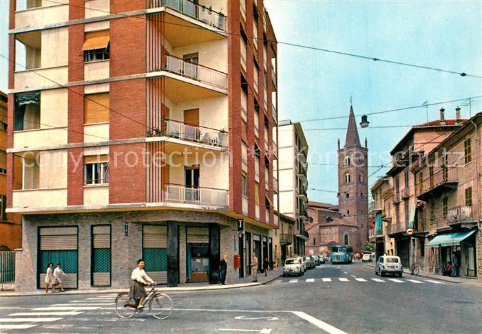 Chieri Via Vittorio Emanuelle e Chiesa