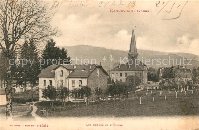 Ramonchamp Les Ecoles et l'Eglise