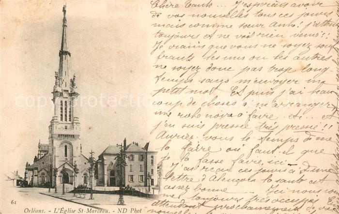 Orleans Loiret Eglise St Marceau