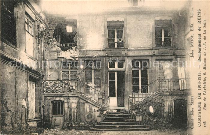 Reims Champagne Ardenne Campagne de 1914-15 Bombardement de Reims