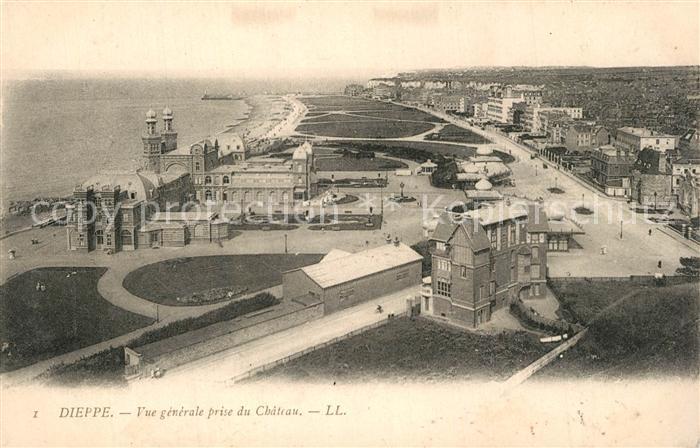 Dieppe 76 Vue generale prise du Chateau